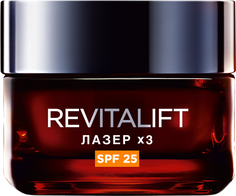 Крем для лица LOreal Paris Revitalift Лазер х3 антивозрастной дневной, от морщин, 50 мл
