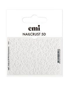Объемные наклейки для ногтей EMI NAILCRUST 5D 44 Изысканность