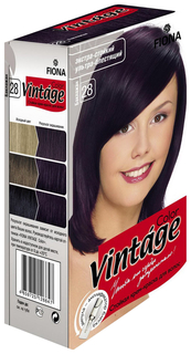 Краска для волос FIONA Vintage Color 28 Баклажан 50 г