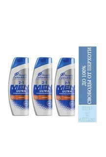 Шампунь и бальзам-ополаскиватель Head & Shoulders MEN ultra 2в1 с кофеином 400 мл 3 шт