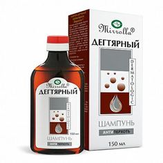 Шампунь Mirrolla дегтярный против перхоти 150 мл