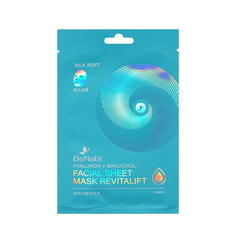 Маска для лица Benabi с гиалуроном плацентой и бакучиолом Facial Sheet Mask Revitalift