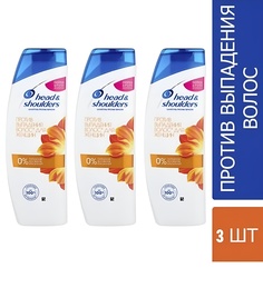 Шампунь и бальзам Head & Shoulders 2 в 1 Против выпадение волос для женщин 400 мл 3 шт Head&Shoulders