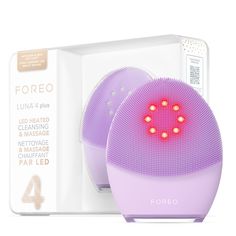 Щетка для лица Foreo Luna 4 plus с микротоками, красным LED-светом для чувствительной кожи