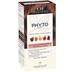 Крем-краска для волос Phyto тон 5.35 шоколадный светлый шатен 50/50/12