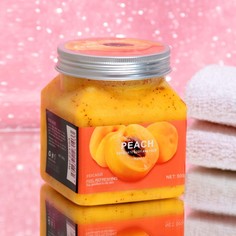 Крем-Скраб для тела обновляющий с персиком, 500 г No Brand