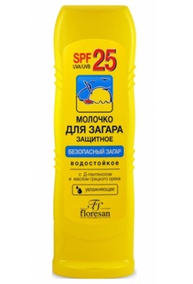 Молочко защитное Floresan для загара SPF25 170 мл