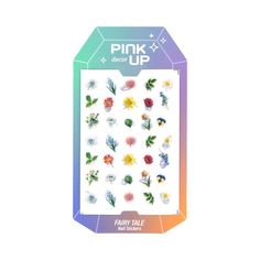 Наклейки для ногтей PINK UP Decor Nail Stickers переводные тон 229