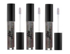 Блеск для губ Belor Design Shine bright Тон 010 Оникс 4.3 г 3 шт