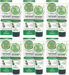 Маска для лица Floresan, Food for skin ОГУРЕЦ Ночная , 75мл, 6шт