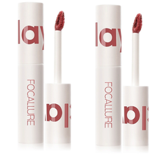 Помада для губ FOCALLURE Clay Pillowy Soft Liquid Lipstick жидкая тон 202 2 г 2 шт