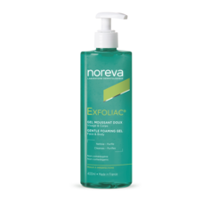 Мягкий очищающий гель для лица и тела Noreva Exfoliac 400 мл