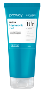 Маска Concept для сухих и жестких волос Hyaluronic Cul Pro Way 200 мл