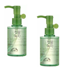 Масло для лица WELCOS очищающее Green Tea Deep Cleansing Oil 170 мл 2 шт