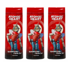 Шампунь-гель Atomic Heart тонизирующий 2в1 400 мл 3 шт