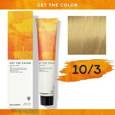 Стойкая краска для волос Elgon Get the Color 10/3 Светлый блонд Золотистый, 100 мл