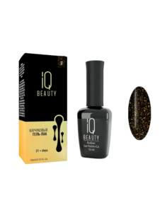 Гель-лак для ногтей IQ Beauty каучуковый с кальцием, тон 142 Wonderland Rabbit houl, 10 мл