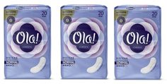 Прокладки Ola! Classic Normal, мягкая поверхность, без крылышек, 20 шт х 3 упаковки