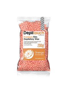Воск для депиляции плёночный Depiltouch /Premium Orange, 200 гр