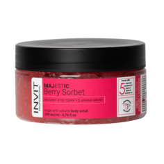 Сахарный скраб invit для тела Majestic Berry Sorbet 200мл