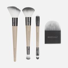 Кисти для макияжа EcoTools Love Your Skin, набор, 4 шт.