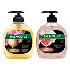 Жидкое мыло Palmolive Инжир и Белая орхидея + Макадамия и экстракт Пиона, 2 шт по 300 мл
