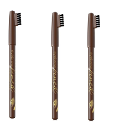 Карандаш для бровей Eveline Cosmetics контурный eyebrow pencil Brown 1.1 г 3 шт