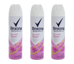 Дезодорант Rexona Яркий букет, 150 мл х 3 шт