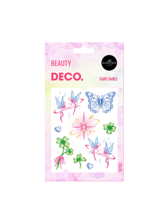 Татуировка переводная для тела Deco Fairycore by Miami Tattoos Fairy dance