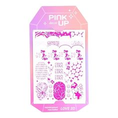Наклейки для ногтей Pink up Love Collection тон 173