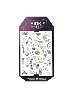 Наклейки для ногтей Pink Up Decor Mystic Collection 2D переводные тон 178
