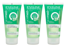 Гель для умывания Eveline Cosmetics увлажняюще-успокаивающий Facemed 150 мл 3 шт