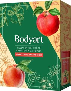 Гель для душа Bodyart Фруктовое настроение подарочный набор 250 мл х 2 шт