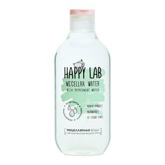 Мицеллярная вода HAPPY LAB с органической водой мяты 300 мл