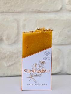 Мыло Lotus on the palm Косметическое Календула, 1 шт