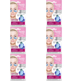 Патчи Fito Косметик Anti-age Beauty Visage, гидрогелевые, гиалуроновые , 7г, 6 шт