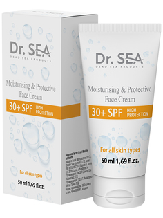 Солнцезащитный крем для лица DR. SEA увлажняющий 50 мл Dr.Sea