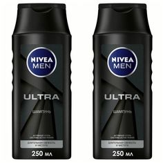Шампунь Nivea Men Ultra Нивея 250мл 2шт