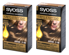 Крем-краска Syoss Стойкая Oleo Intense 7-10 Натуральный светло-русый 115 мл 2 шт