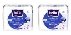 Прокладки BELLA супертонкие perfecta ultra maxi blue new, 8шт х 2шт