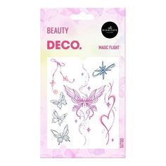 Татуировки переводные для тела Deco Fairycore by Miami Tattoos Magic flight