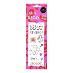 Татуировки переводные для тела Deco Love by Miami tattoos Love puzzle