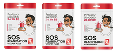 Маска для лица Professor SkinGOOD косметическая sos reanimation 3 шт