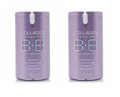 Крем для лица Dr.Cellio Collagen Blemish Balm BB 21 с коллагеном 40 мл 2 шт