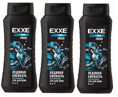 Гель для душа ЕХХЕ Ледяная свежесть 400 мл 3 шт Exxe