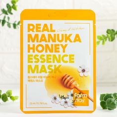 Тканевая маска для лица FarmStay с экстрактом меда Real Manuka Honey Essence Mask