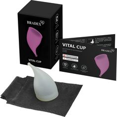 Менструальная чаша Vital Cup, S, белый Bradex