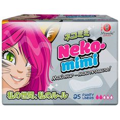 Прокладки женские гигиенические дневные Maneki "Neko-Mimi", 155 мм, 25 штук