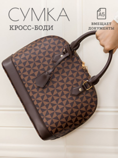 Сумка женская M01232714 коричневая No Brand