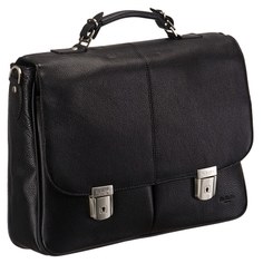 Портфель мужской Dr.Koffer B393160-02, черный